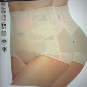 NWT Tummy Control High-Waisted Beige Shapewear Underwear